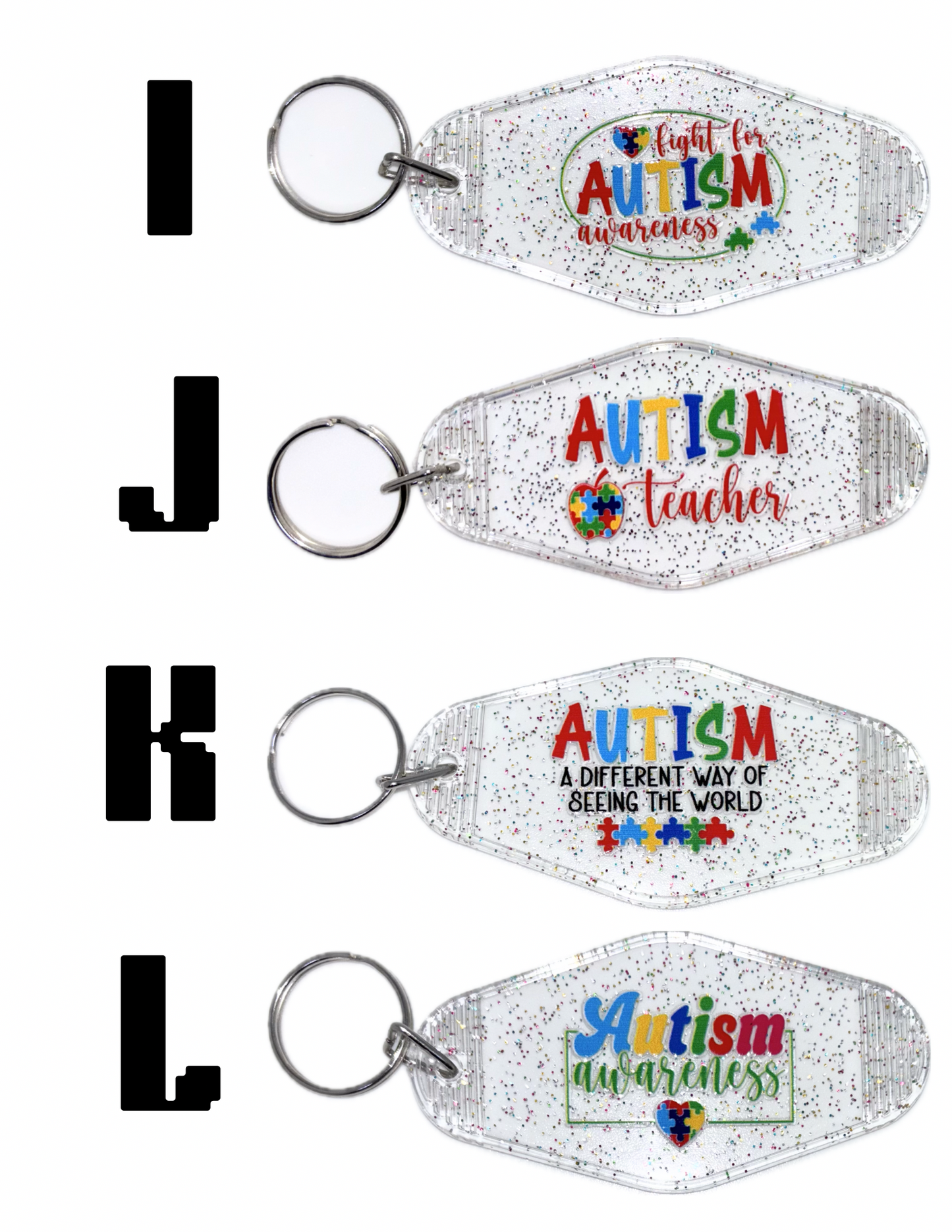 Autism Awareness Keychains
